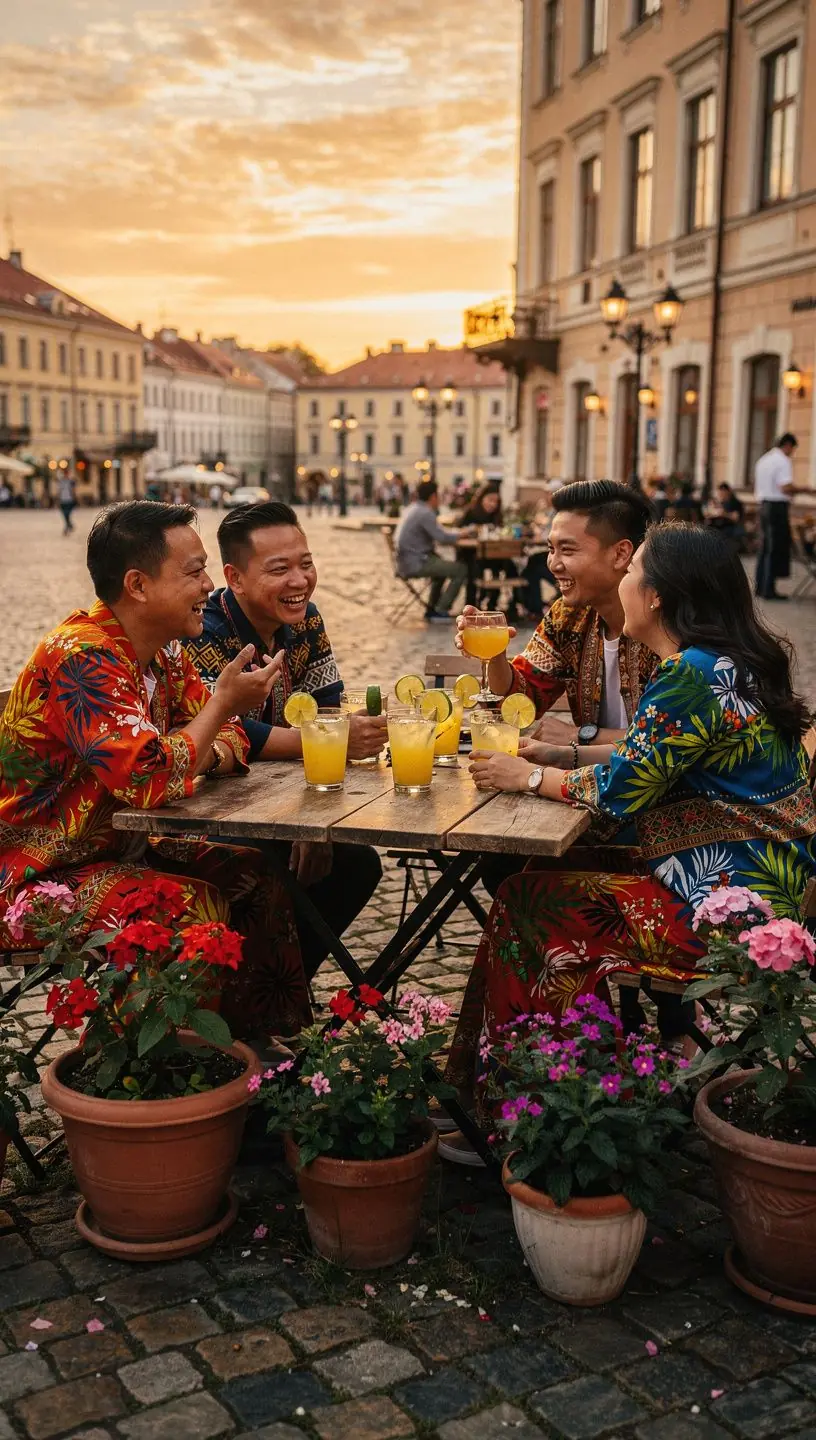 Arbatos paruošimo procesas su calamansi ir medumi.